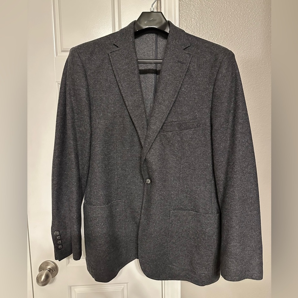 Hart Schaffer Marx Men’s Cotton and Wool Blend Jacket, Size Large